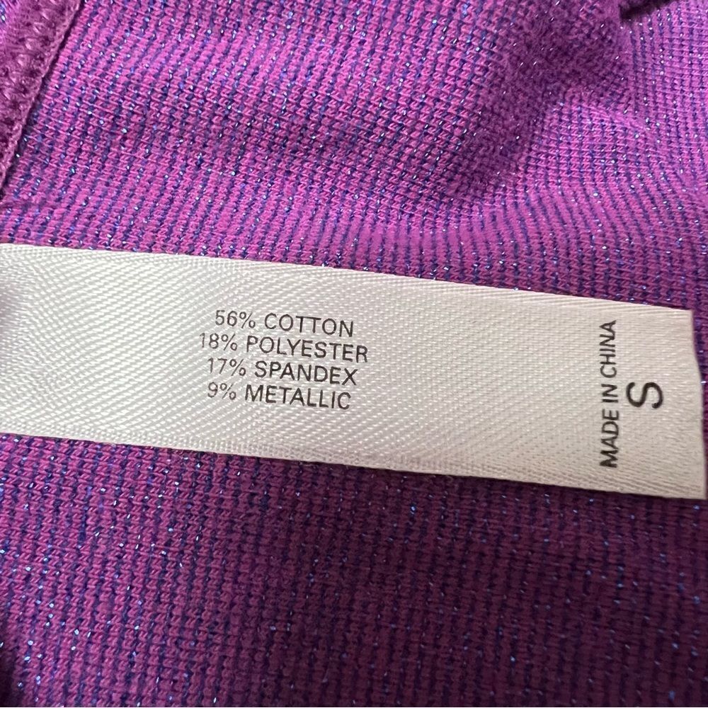 NWOT vintage y2k Victorias Secret tank in metallic purple sz S - Picture 11 of 13